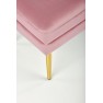 VELVA ławka różowy/złoty (1p 1szt)