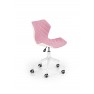 MATRIX 3 fotel młodzieżowy jasny różowy / biały (1p 1szt)
