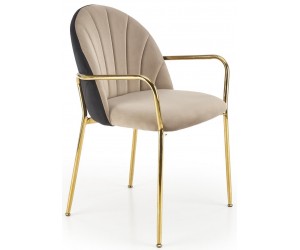 Krzesło metalowe glamour...