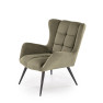 BYRON fotel wypoczynkowy oliwkowy