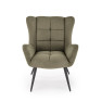 BYRON fotel wypoczynkowy oliwkowy